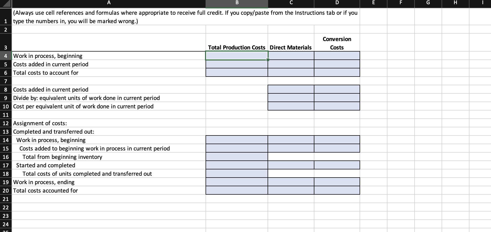 4. a. Enter all amounts as positive values. Do NOT use parentheses