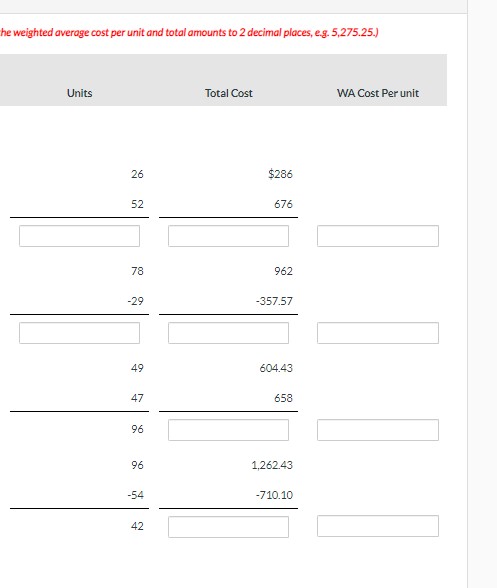 5,275.25.) Purchases Cost Total Units ginning Inventory $11 $286 13 14 676