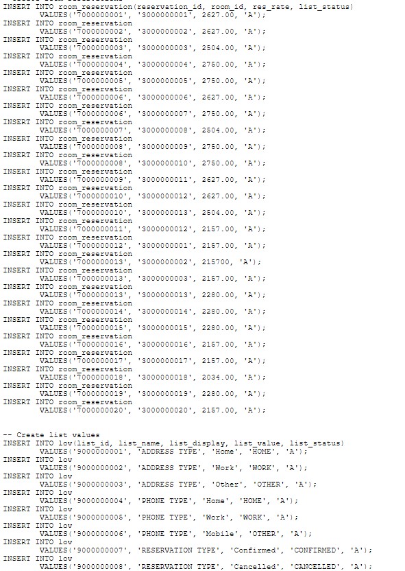 all the past Bookstore Database Tables IF OBJECT_ID ("payment') IF OBJECT_ID ('list')