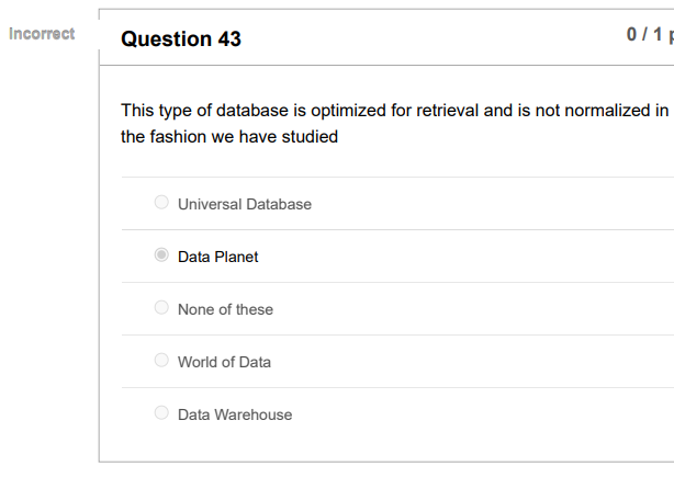 a,b determines f f is a natural key f determines a,b 0/2