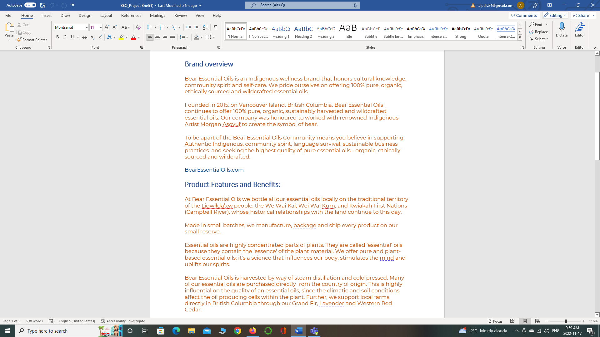 AutoSave File Paste Home Insert Draw Design Layout XCut E Page 1