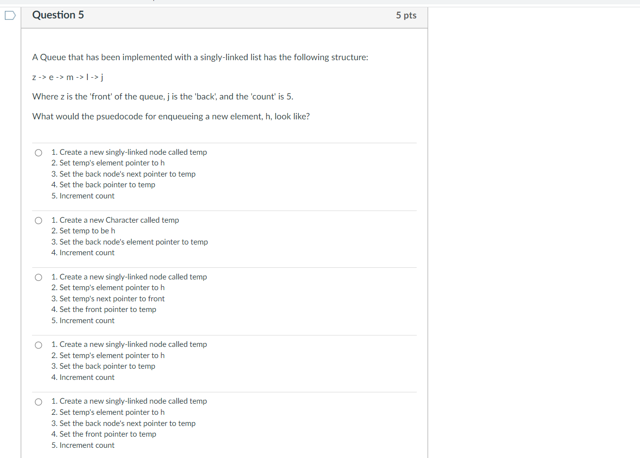 implementing a queue with a typical array? No capacity limitation There's no