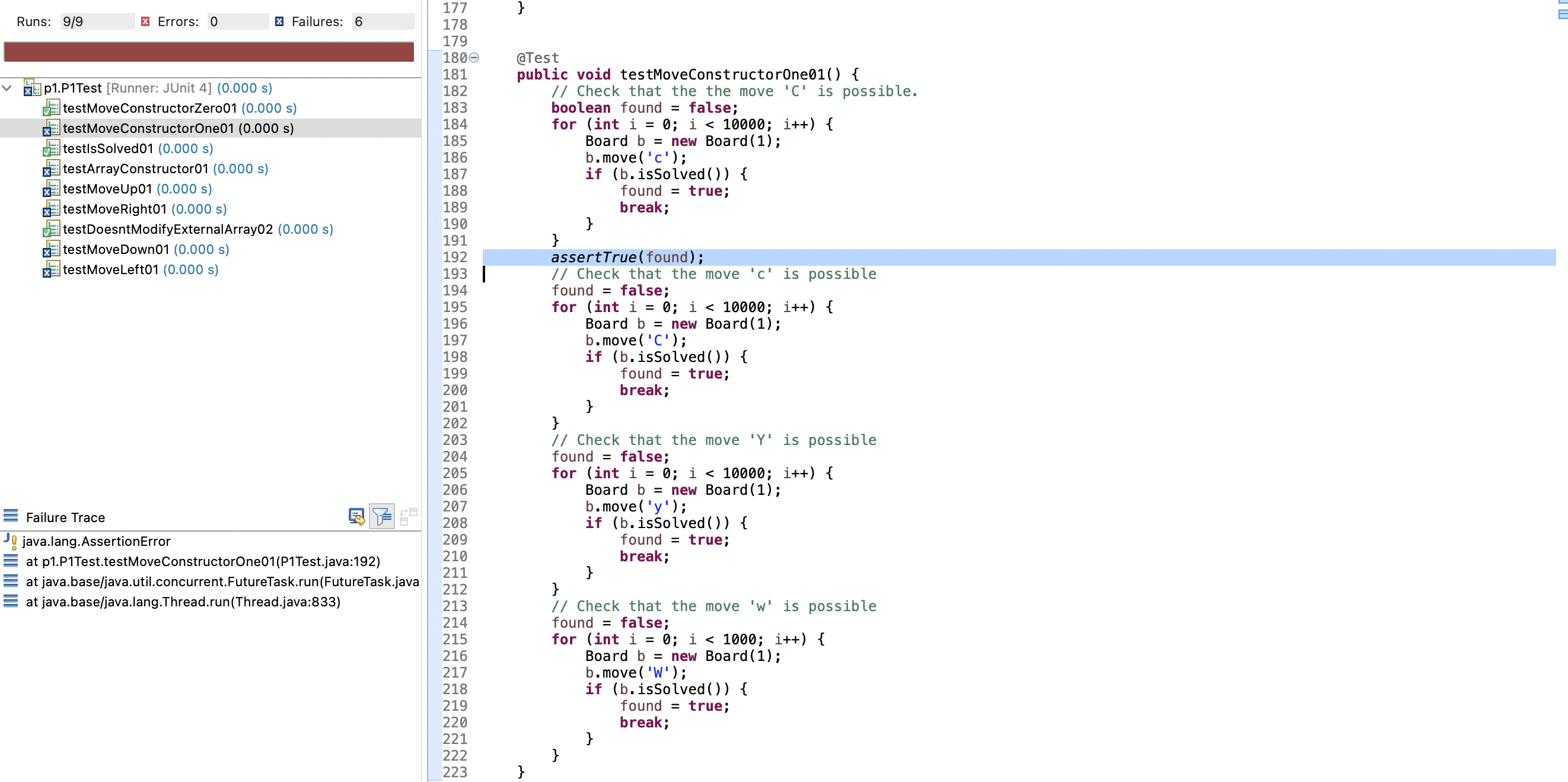 moves to make when generating the board. */ public Board (int moves)