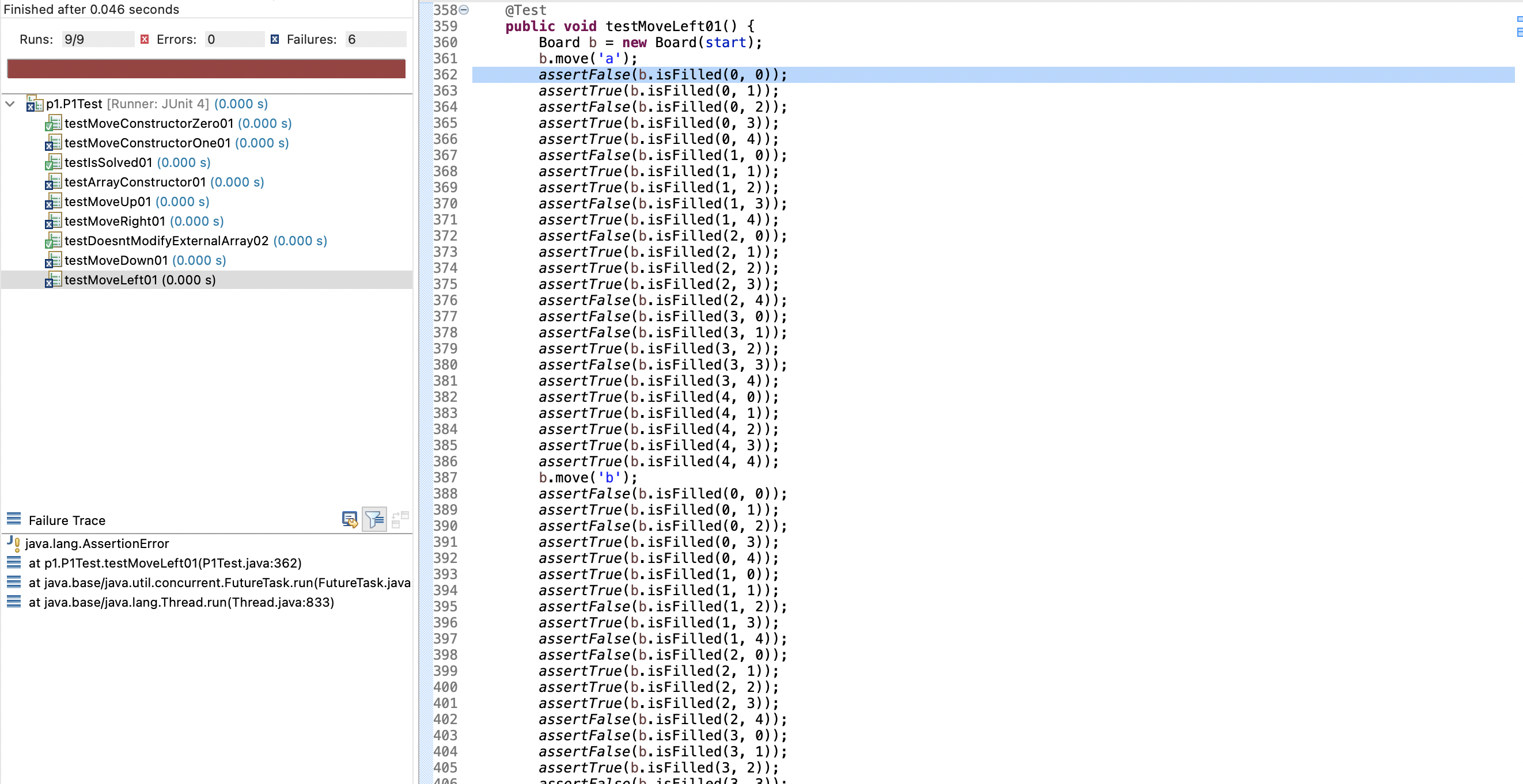 i == 4 || j == 0 || j == 4); }