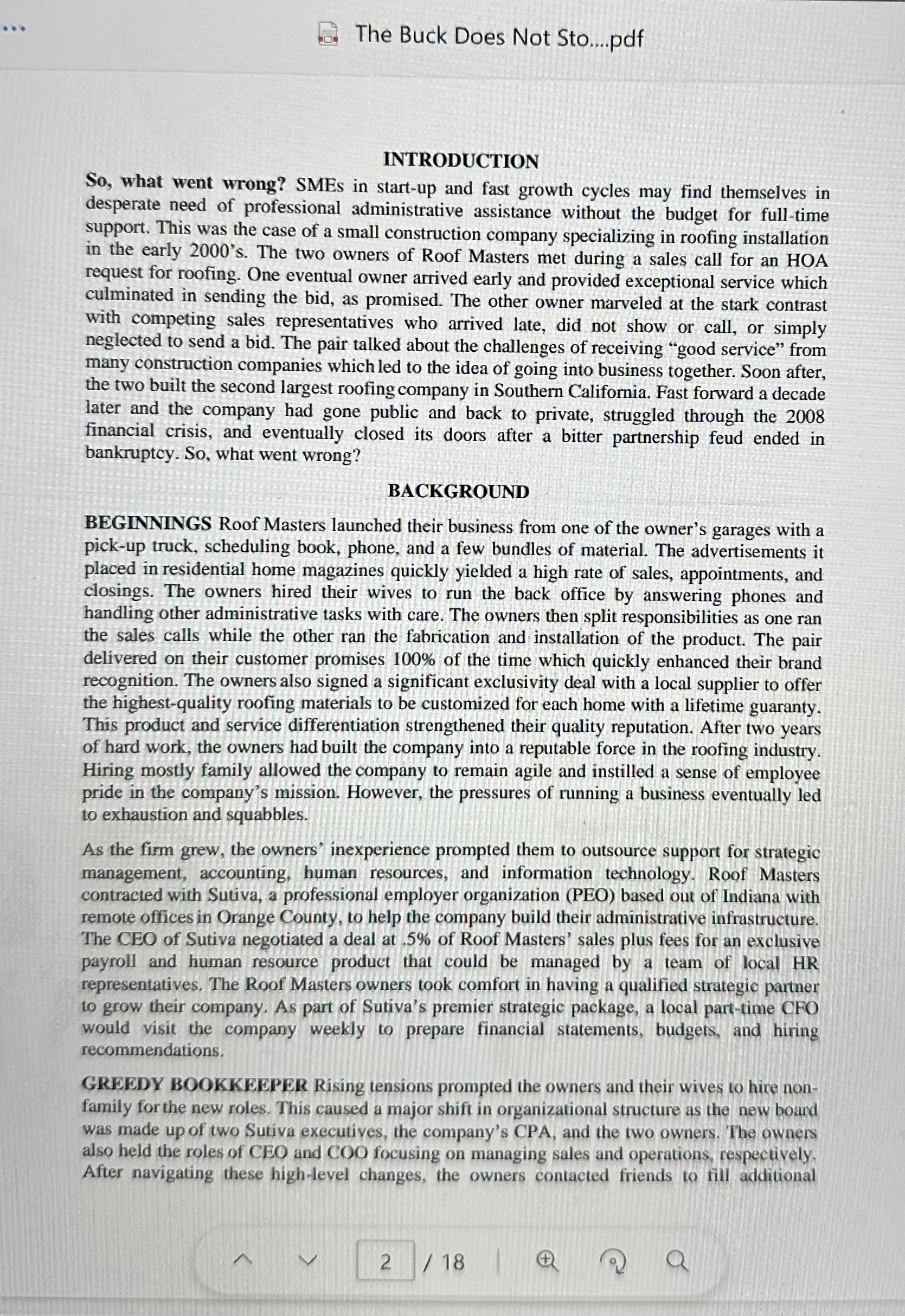 question of page 7 of the Project 2 Case. This is not