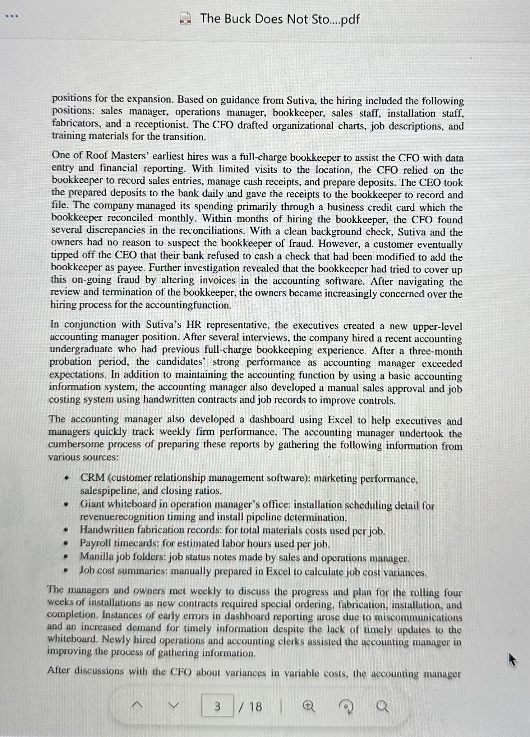 part of the critical thinking questions due on Sunday. Those are separate