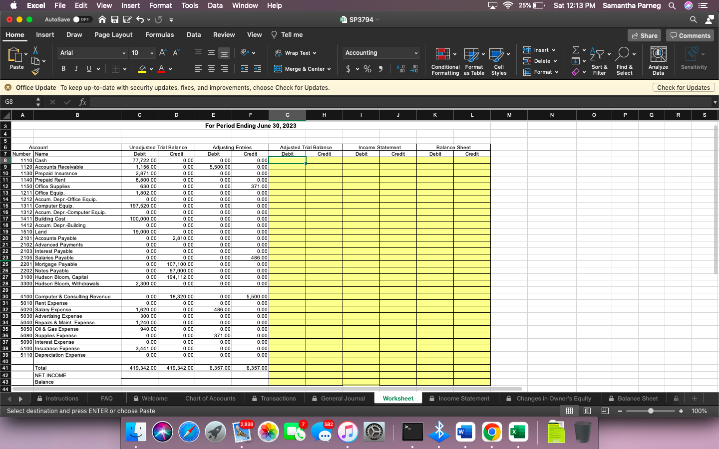 Home Insert Draw Page Layout 2 G8 3 4 5 6 7