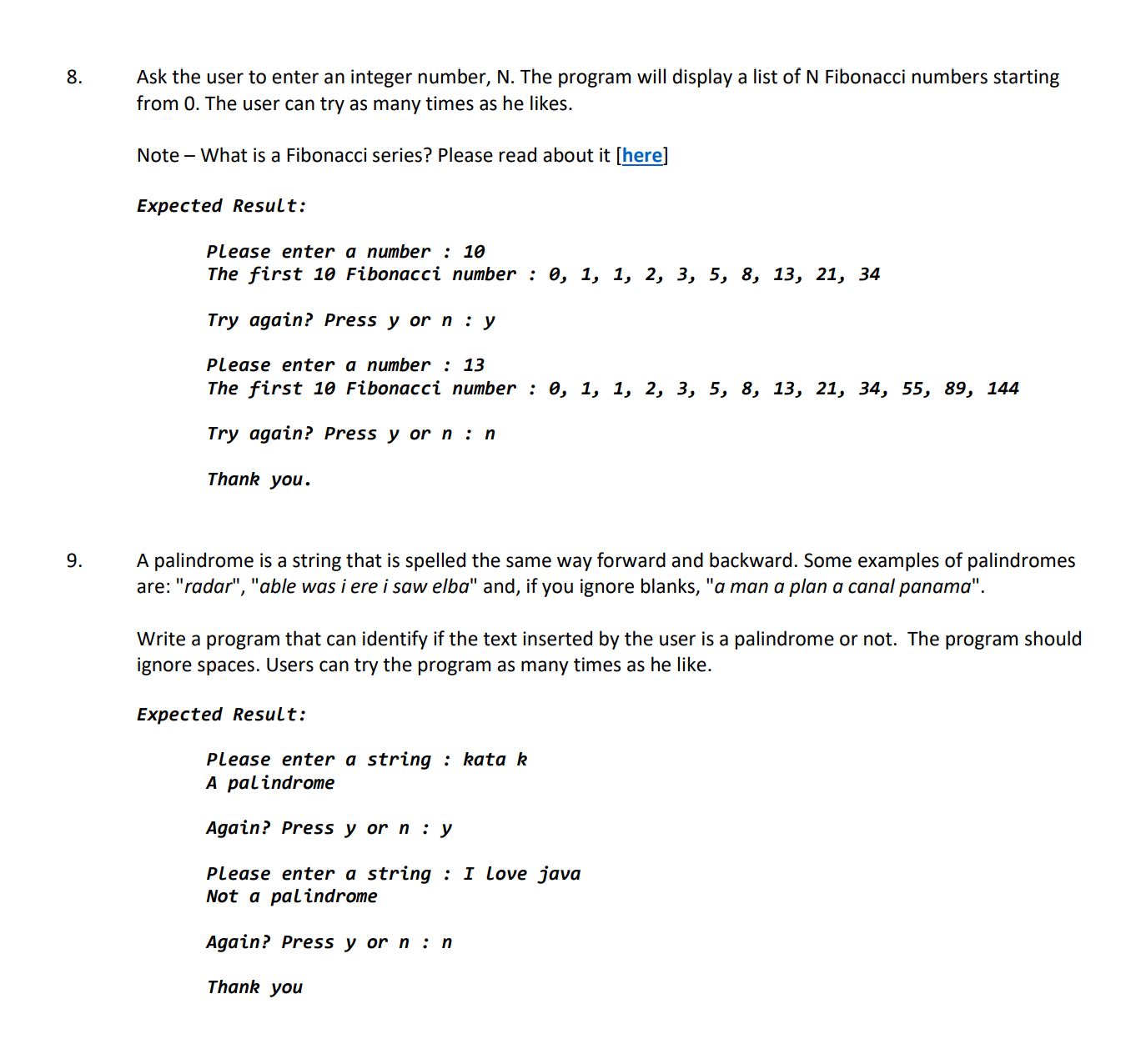 second biggest number & the average. The program will display all the