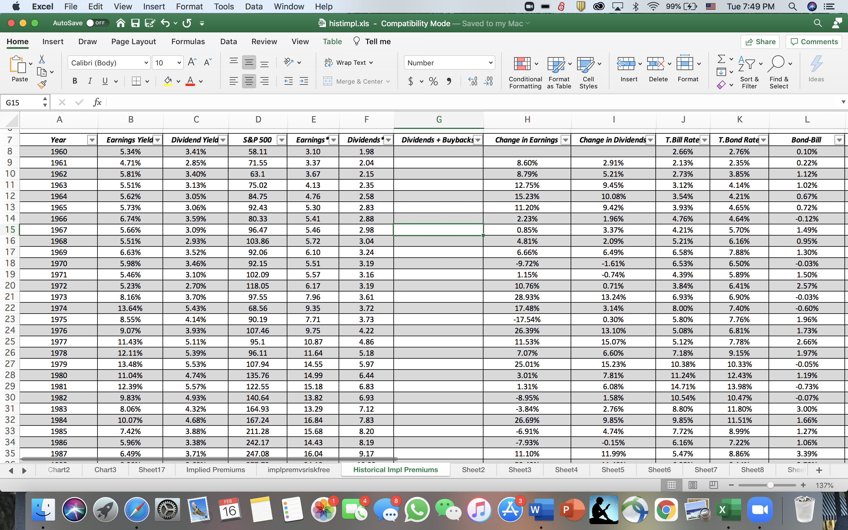 Excel File Edit View Insert Format Tools Data Window Help 8 Home