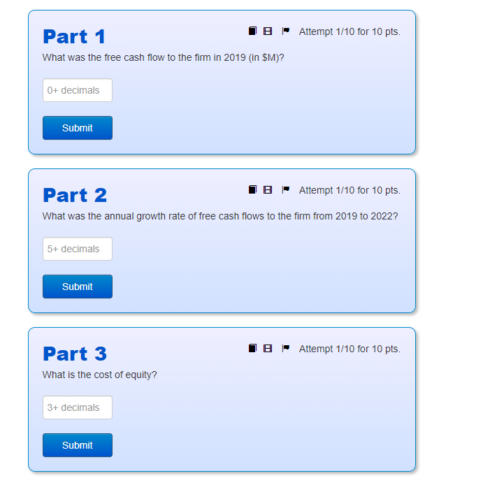 A Market data 1 2 3 E(TM) 4 f 5 Company data