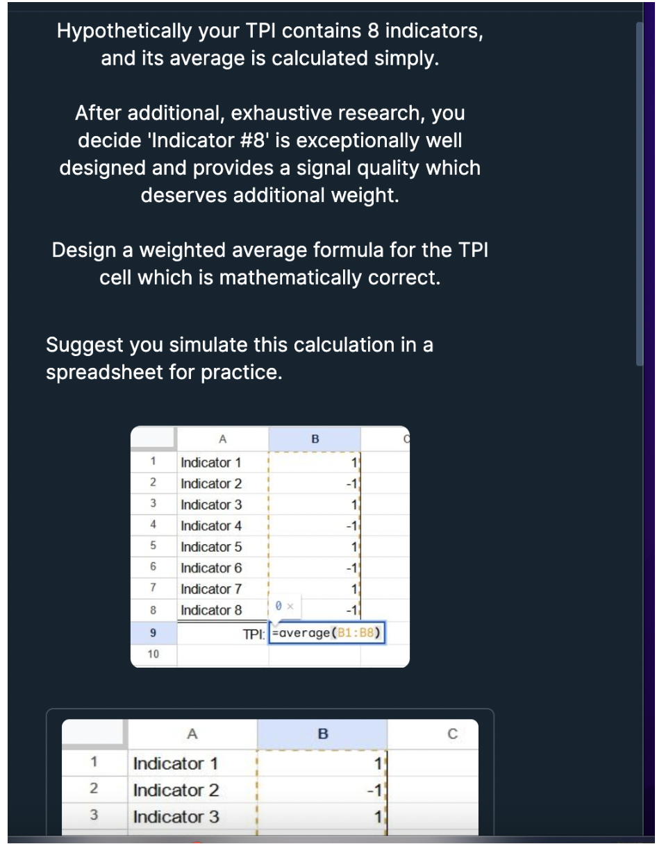 coherence'? Entry Price/Exit Price Structuring. Strategic forecasting through the use of trend