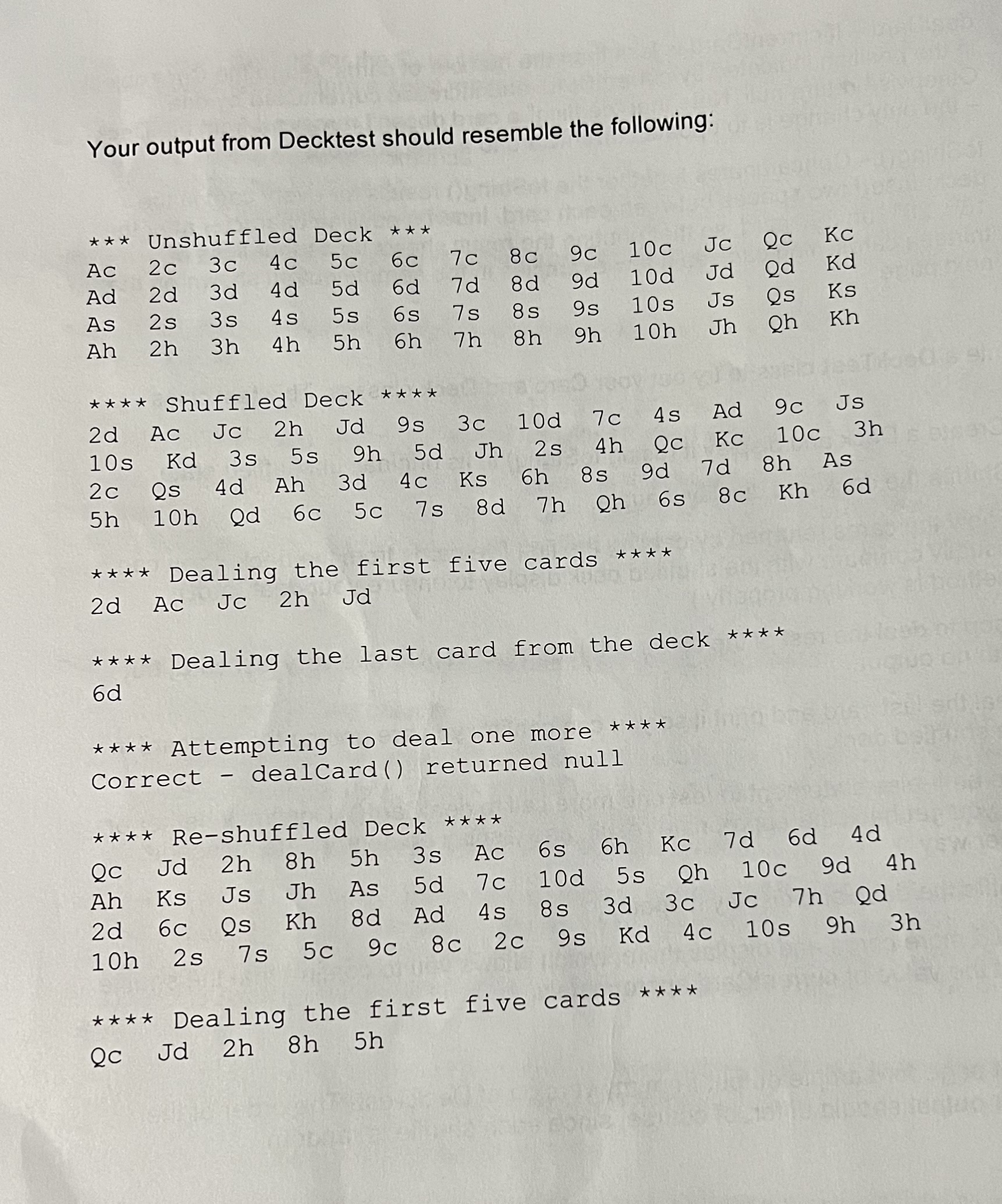 the three of diamonds "10c" for the 10 of clubs "Qs" for