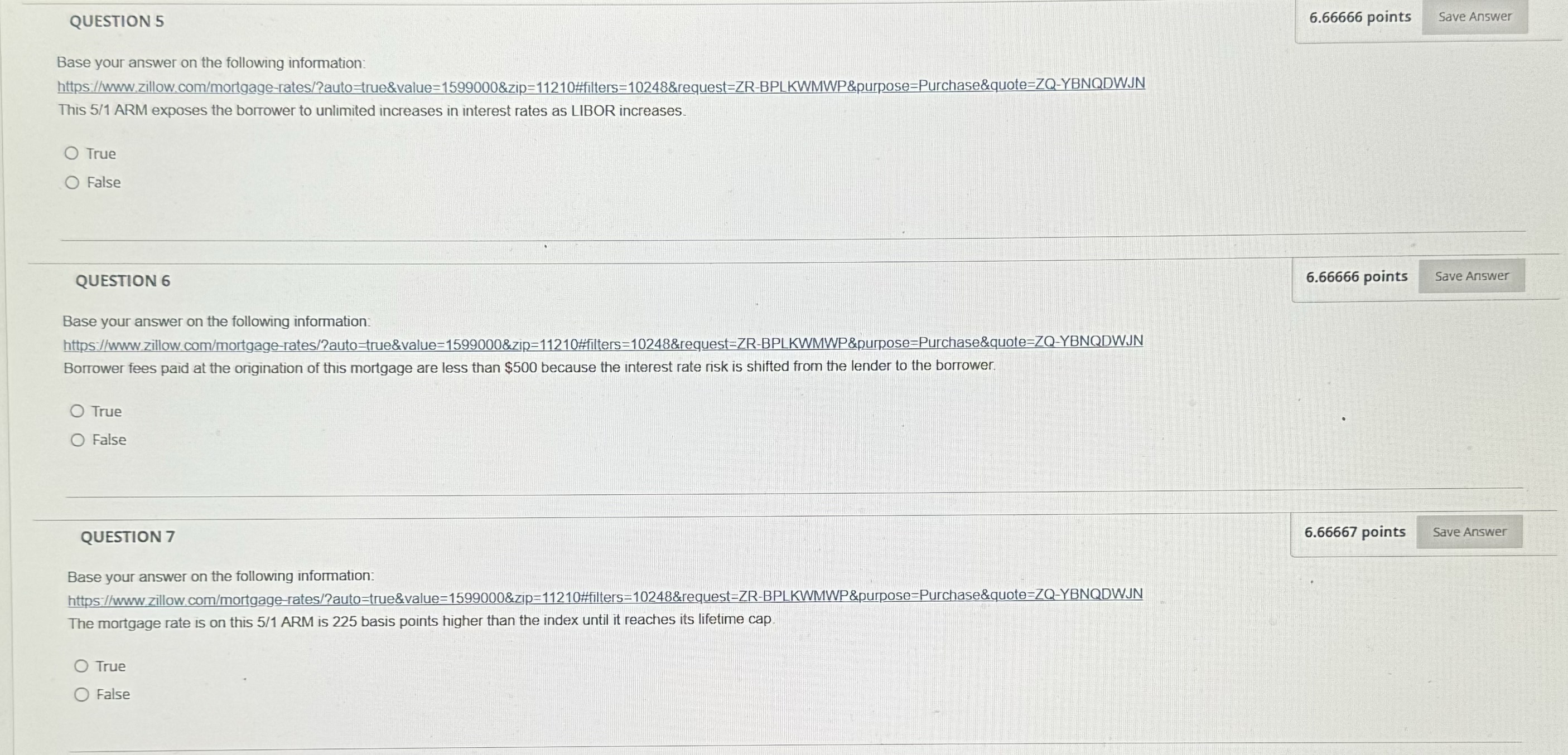 five years and then the rate can adjust once every year. O