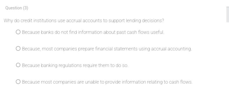 level during the period. O Whether all costs have been recognized in