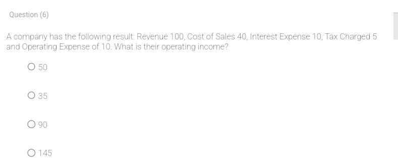 Question (2) What are the five accounting blocks? O Asset accounts, Expense