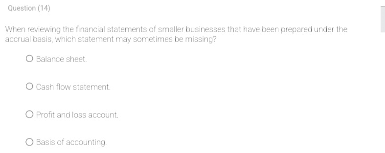 accounting. O Because banking regulations require them to do so. O Because
