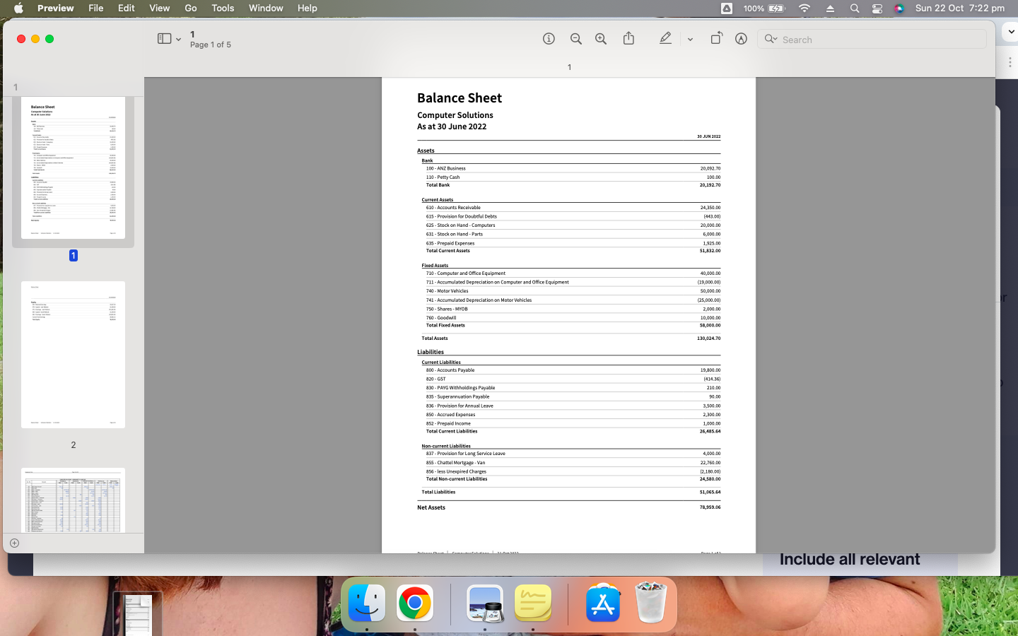 Preview File Edit View Go Tools Window Help + Balance Sheet H