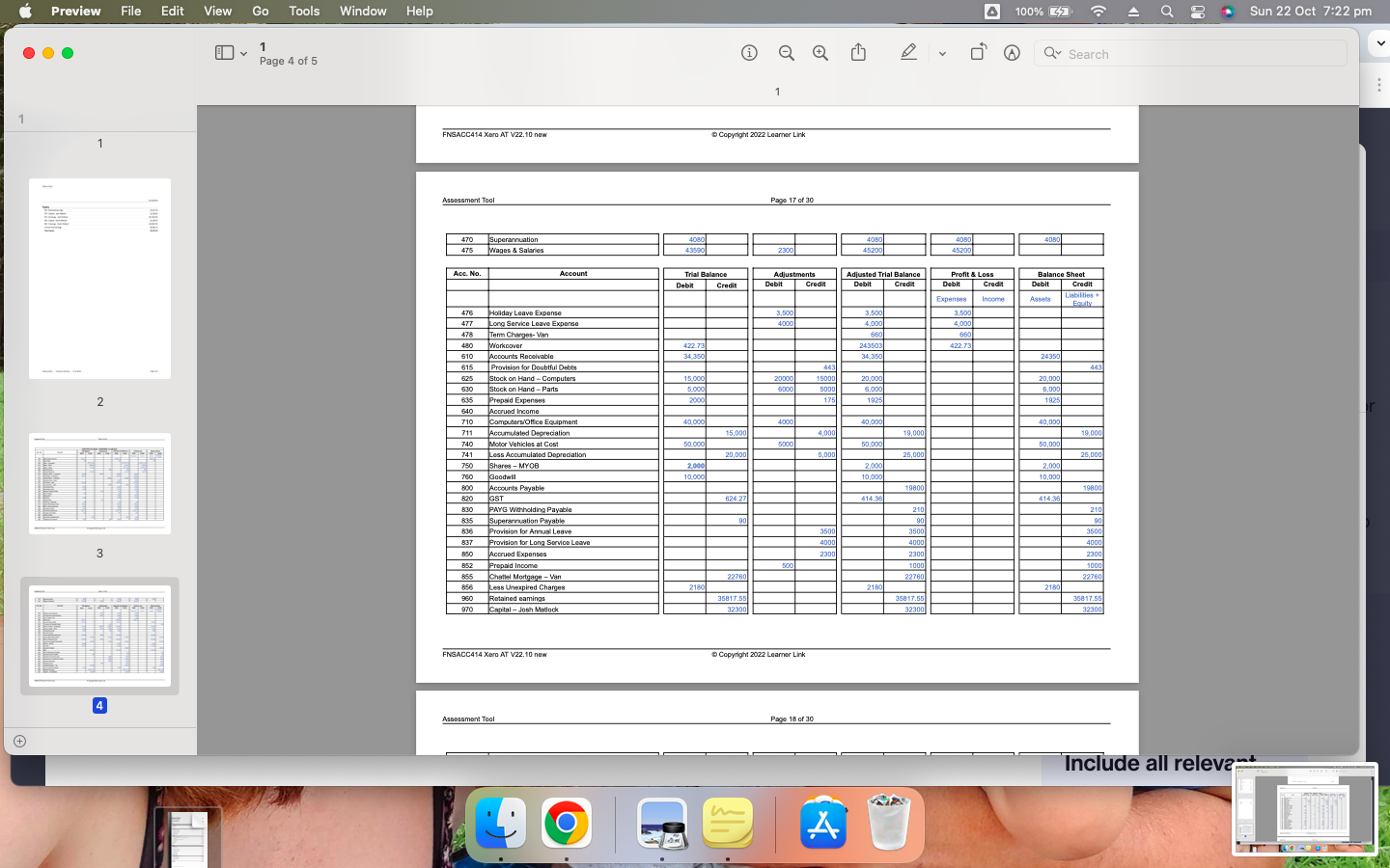 Current Assets 610-Accounts Receivable 615-Provision for Doubtful Debts 625 Stock on Hand-