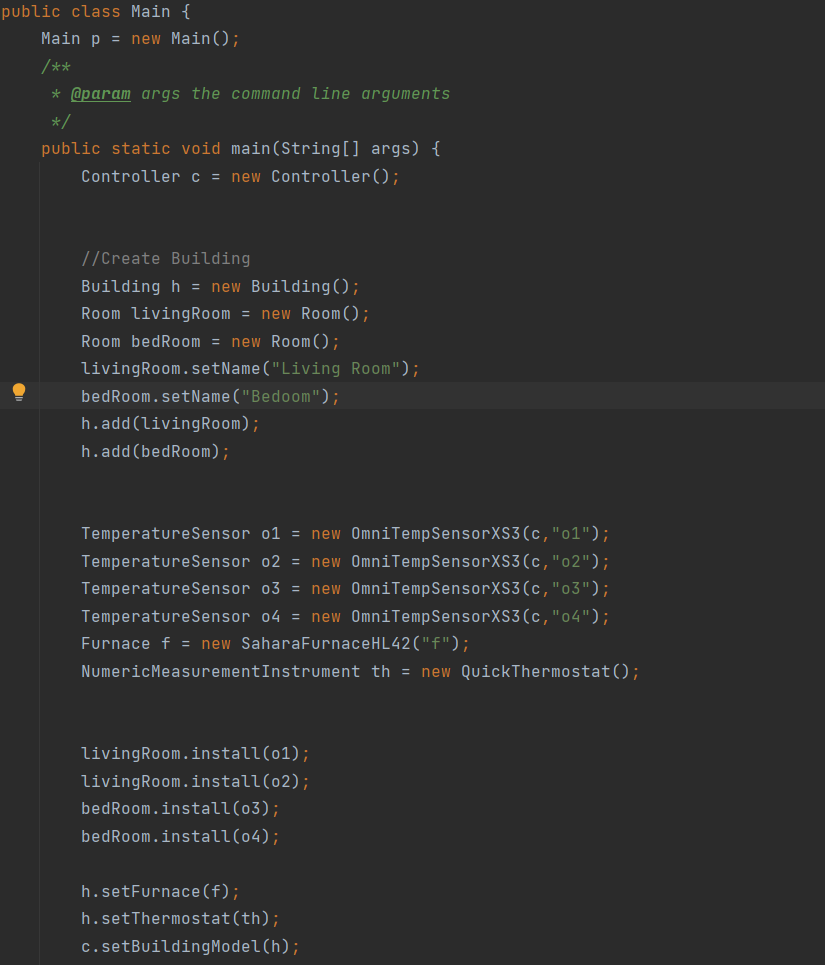 (th); e = new Scenario (01, 02, 03, 04); e.play(); public float
