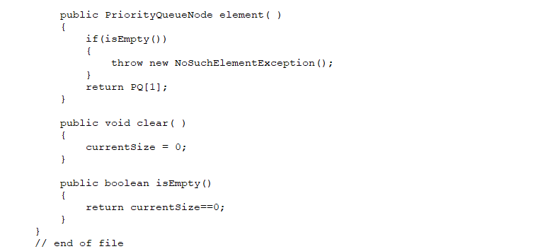 call to percolate Down (int hole ). 3. private void percolate Down