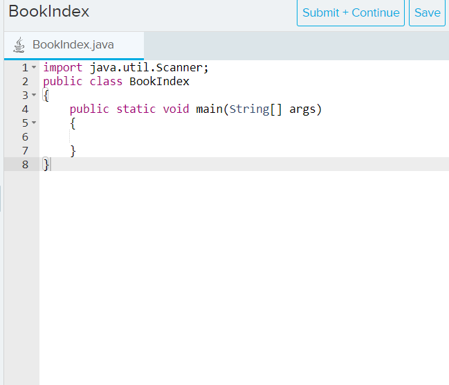 //open curly bracket for the class 4 // put the main method