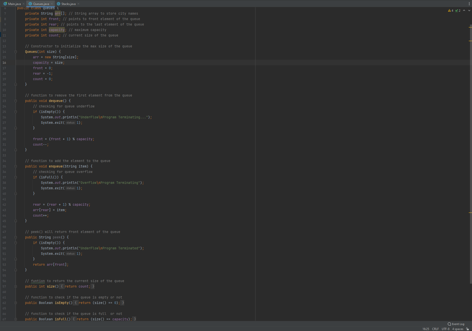 main(String[] args) { B 10 11 12 13 14 15 16 17
