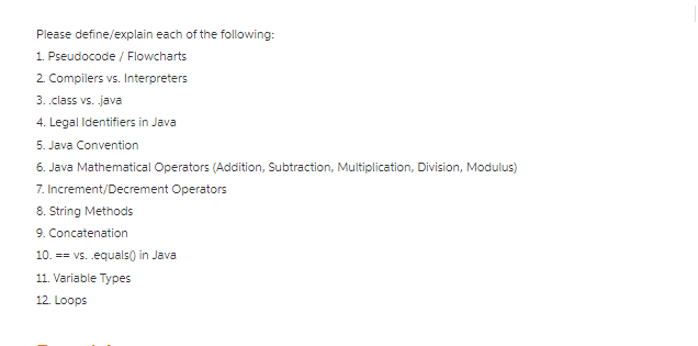 arithmetic expressions in the so-called infix form. That is, with each operator