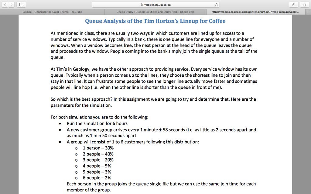 A Eclipse - Changing the Color Theme - YouTube moodle.cs.usask.ca Chegg Study