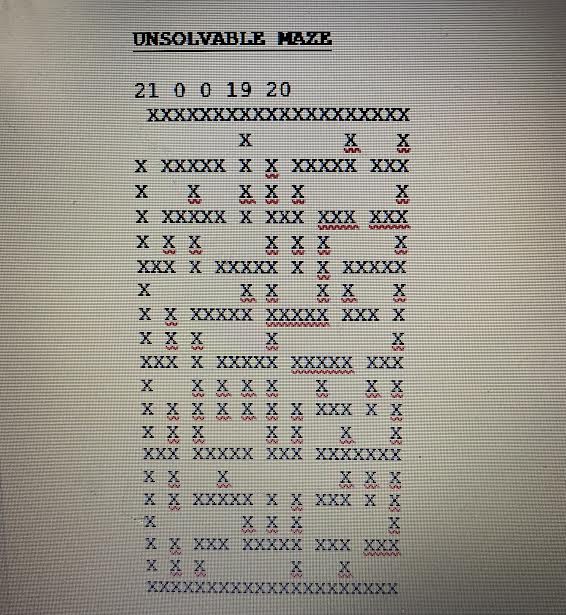 mazes that have only one entrance and one exit, as in our