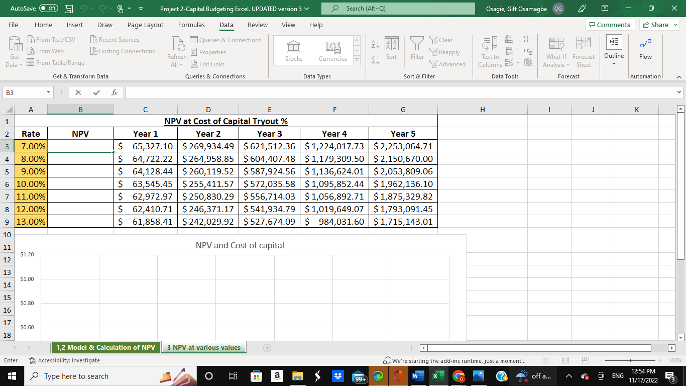 AutoSave Off File Get Data B3 11 12 13 14 15 16