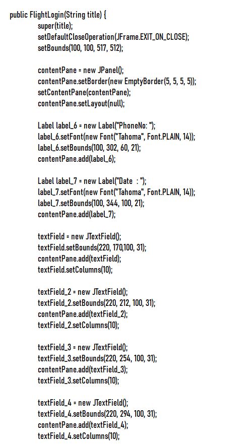 import java.awt.event.ActionListener; import java.awt.event.ActionEvent; import javax.swing.JTextField; import javax.swing.JLabel; import javax.swing.JOption Pane; import