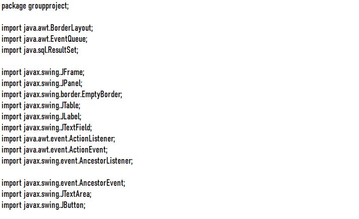 int comboBox_3= 0; } < public BookingDetails(String title) { super (title); setDefaultCloseOperation(JFrame.EXIT_ON_CLOSE);