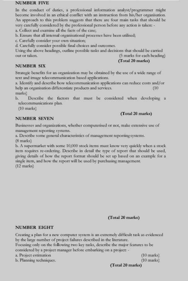 Describe their purpose; b. Describe two different examples of such systems in