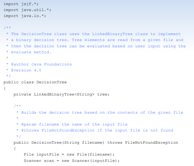 binary decision tree to * diagnose back pain. */ public class BackPainAnalyzer