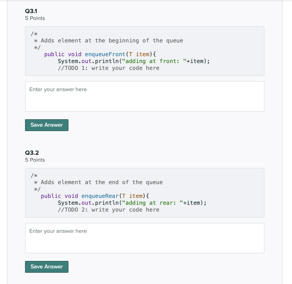 For this queue, how many dequeue() calls will it take for: head
