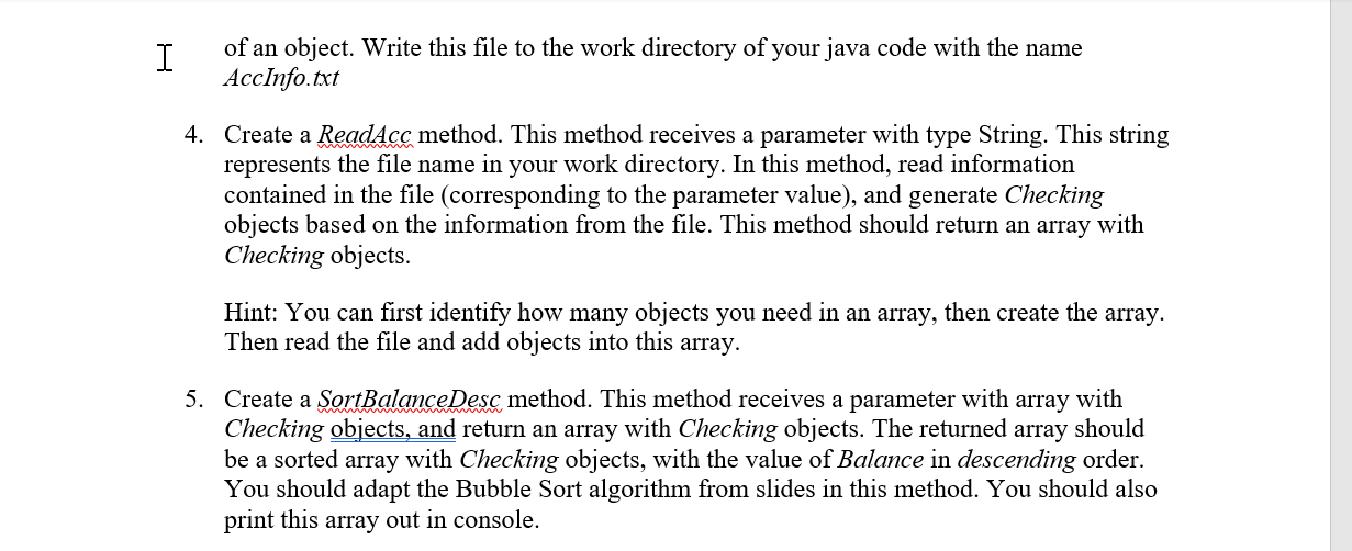 paste your code from previous assignments. This assignment asks you to allow