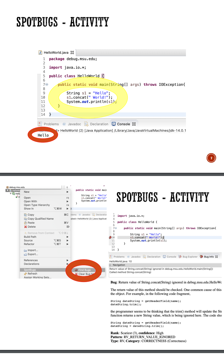 Inspection Code Walkthrough Metrics: Strategies STATIC UNIT TESTING Criteria - # of