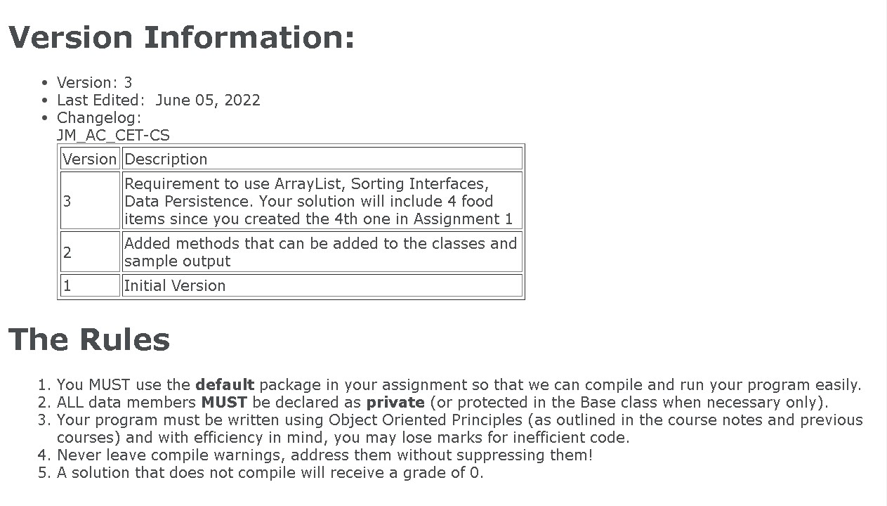 Version Information: Version: 3 Last Edited: June 05, 2022 Changelog: JM_AC_CET-CS Version