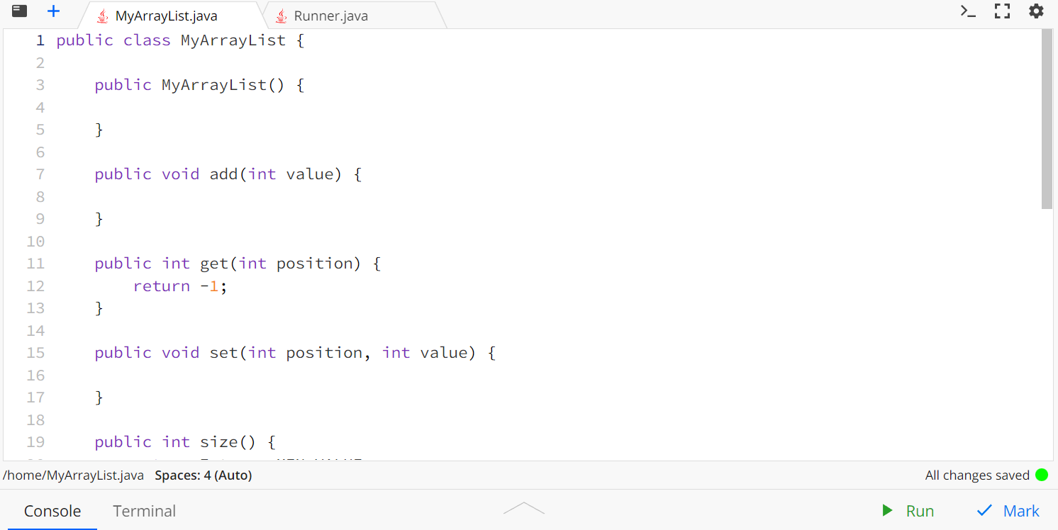 It will still be back with an array, but now the final