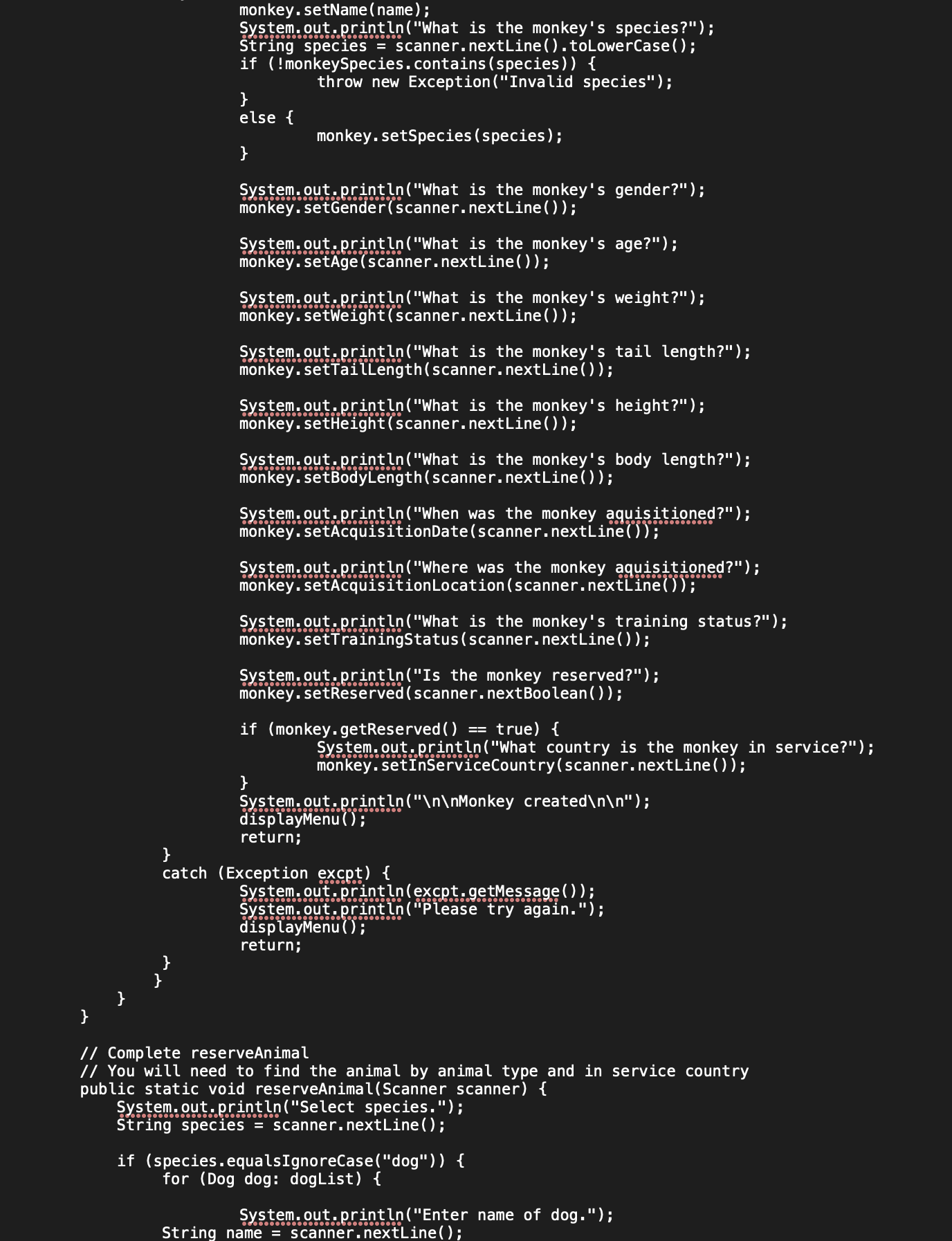and modify the existing driver class in the software application. You will