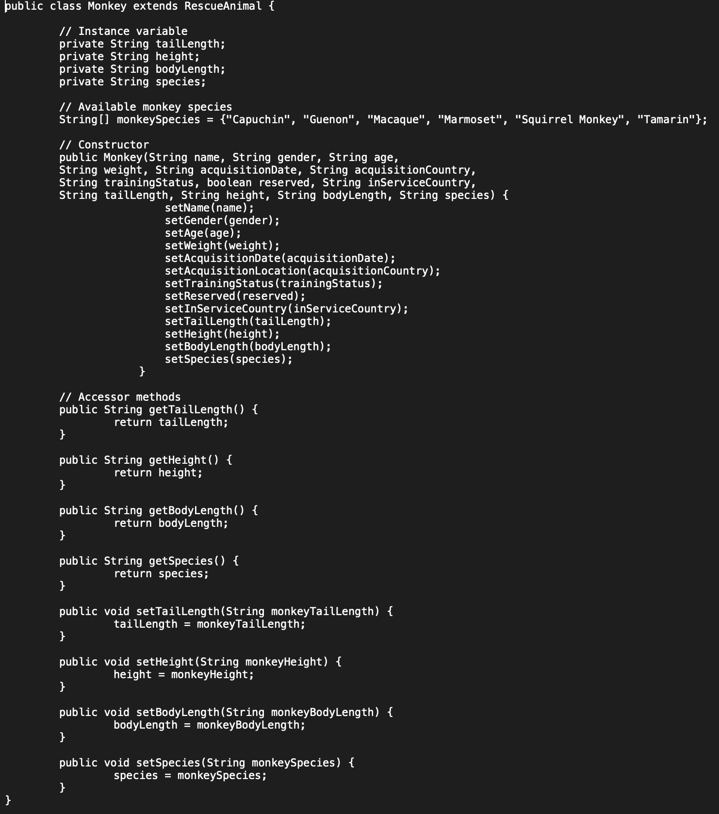 them with the work from other team members and present the application