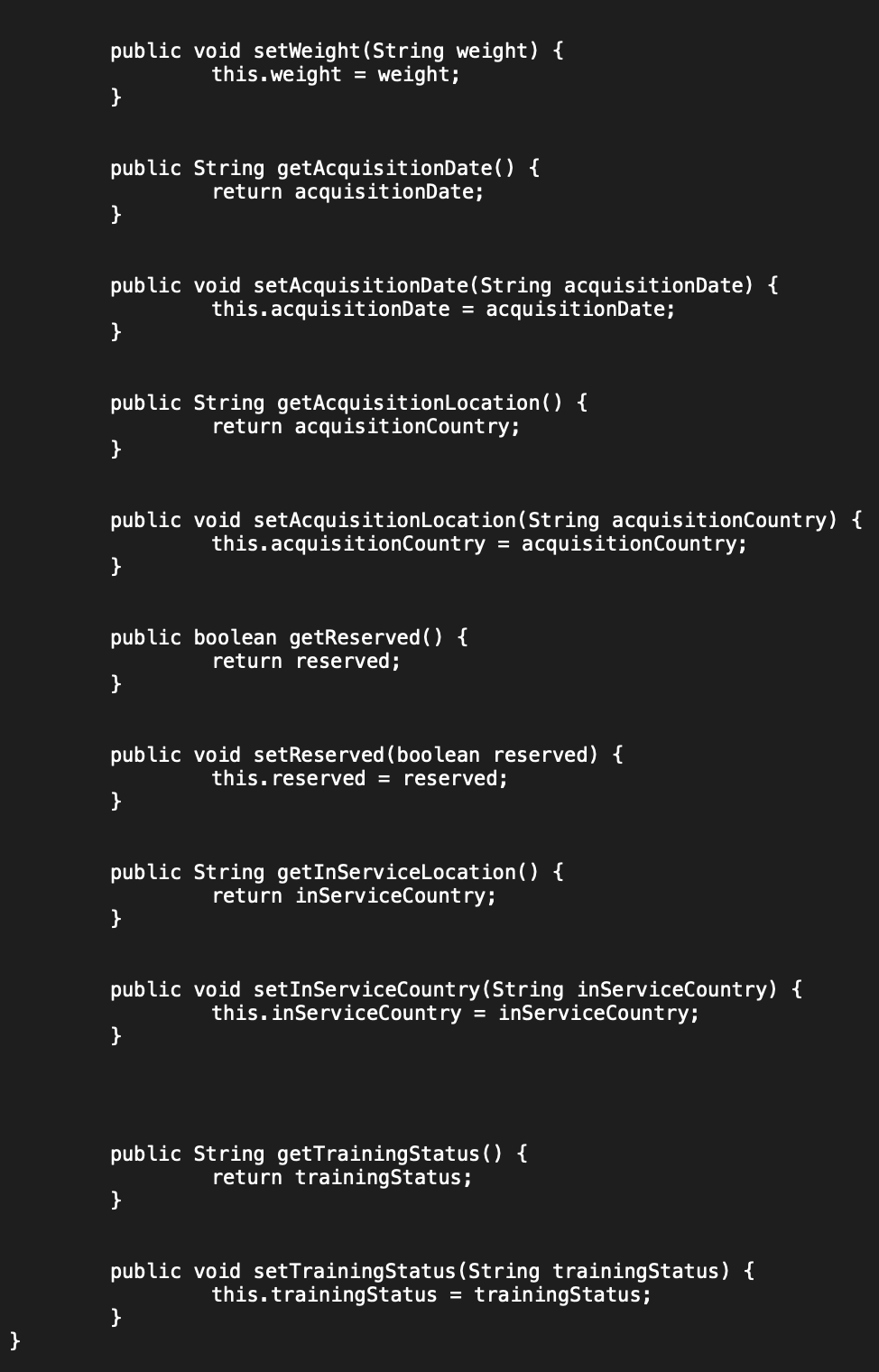 document detailing Grazioso Salvare's software needs. Other members of the Global Rain