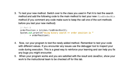an ArrayList of objects. Concepts covered in this lab: Using search algorithms
