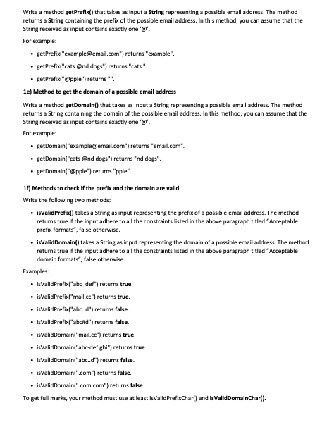 period or a dash must always be followed by one or more