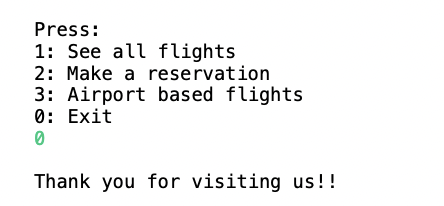 flight time, flight code (airline and flight code actually but consider them