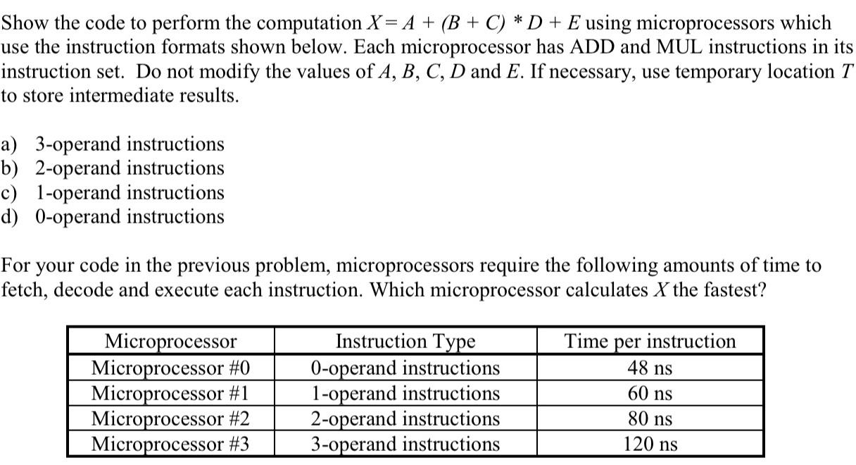Show the code to perform the computation X = A + (B