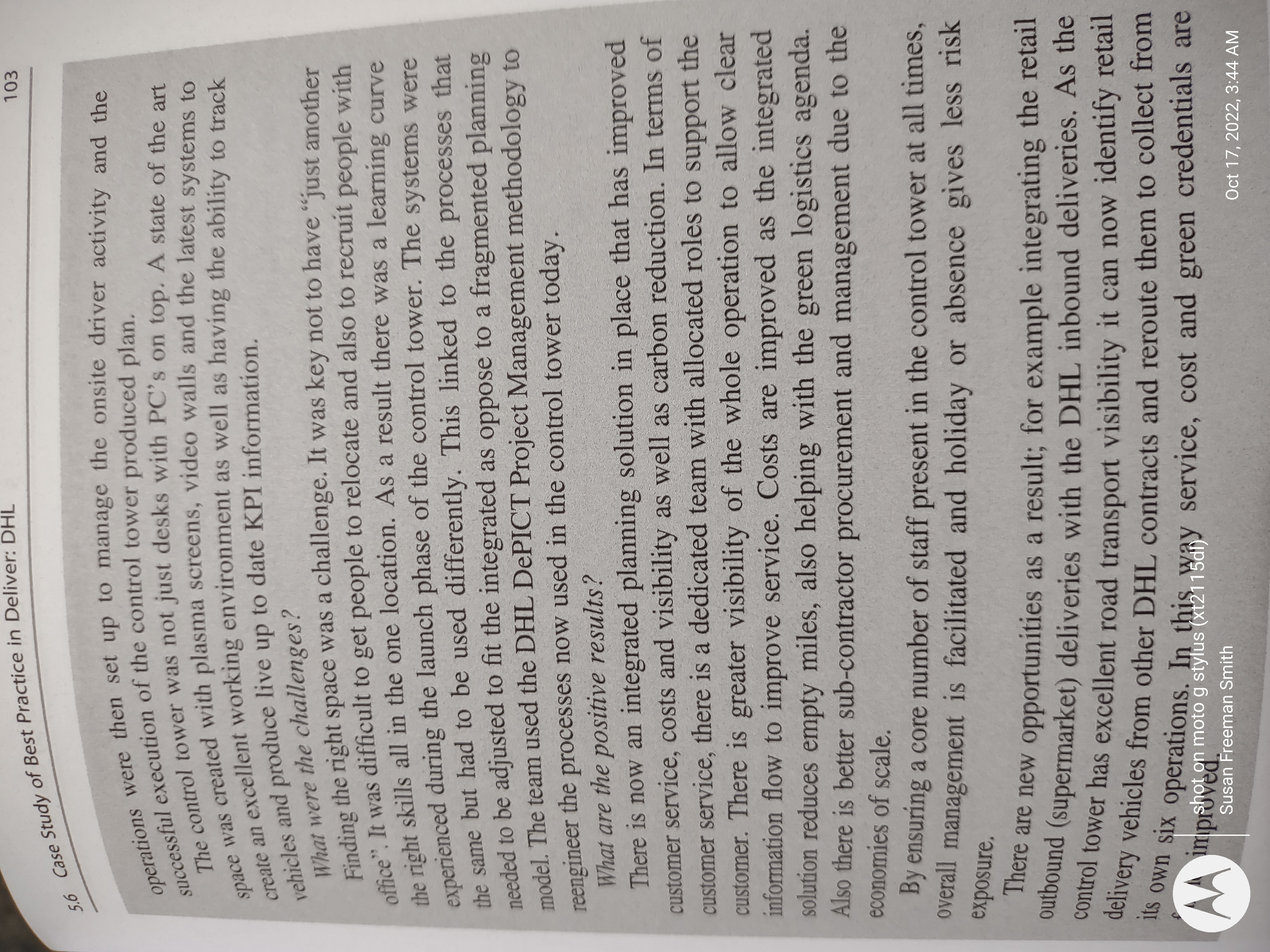 independently; it can alert the transport planner that is 6. Distributed intelligence