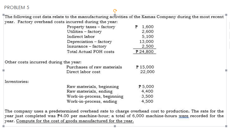 to P1,940,000; Factory Overhead is applied to production at 80% of direct