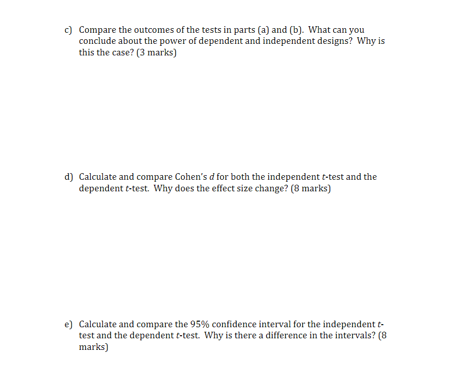 to exam periods. To test this prediction, you conduct a pilot study