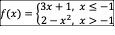 at the x = -3, -1, and 2.2. Sketch the following functions.